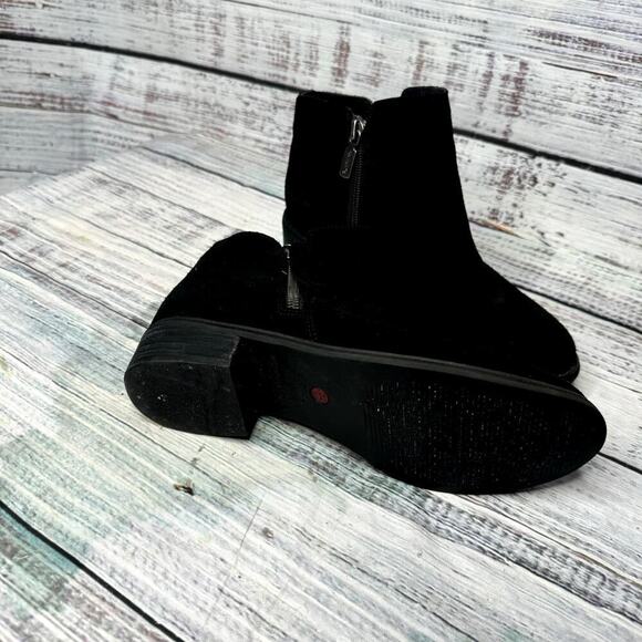 Blondo Women's Liam Waterproof Ankle Boot Black Suede 7.5 - Picture 5 of 5